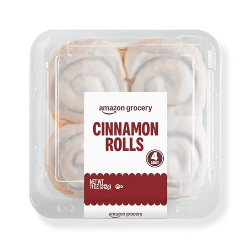 Amazon Grocery, Cinnamon Rolls, 11 Oz, 4 Ct, Frozen