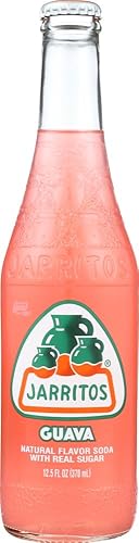 Jarritos Soda, Guave, Bottle, 12.50-Ounce (Pack of 24)