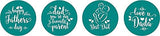Darling Souvenir 190 Pcs Dad’s Special Day Chocolate Drop Labels - Fatherhood Appreciation Mini Candy Wrappers for Father’s Day Theme Celebration