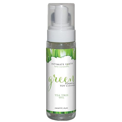 Intimate Earth Green Foaming Toy Cleaner Tea Tree Oil 6.3 Ounce