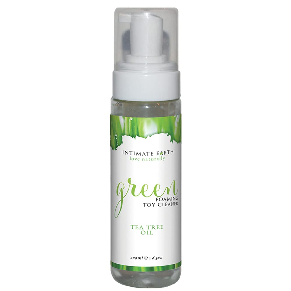 Intimate Earth Green Foaming Toy Cleaner Tea Tree Oil 6.3 Ounce