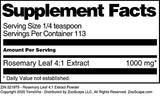 Rosemary Leaf 4:1 Extract Powder (4 oz, ZIN: 521979)