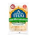 A Taste of Thai Fettuccine Rice Noodles (Straight Cut)| Restaurant-Quality Thai Flavor in Minutes | Vegan, Gluten-Free,Wheat Free, Non-GMO| Perfect