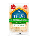 A Taste of Thai Fettuccine Rice Noodles (Straight Cut)| Restaurant-Quality Thai Flavor in Minutes | Vegan, Gluten-Free,Wheat Free, Non-GMO| Perfect