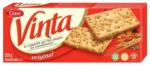Dare Cracker Vinta Original Crackers, Dare, 250g/9oz, 2-Pack {Imported from Canada}