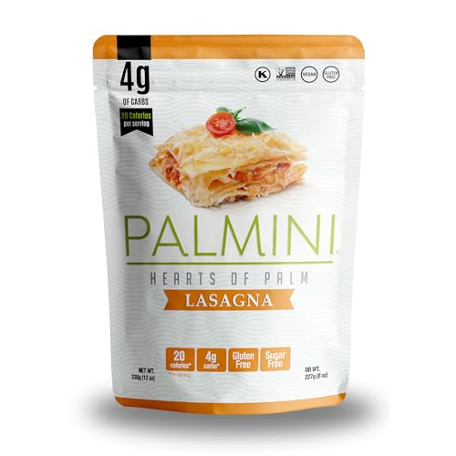 Palmini Low Carb Lasagna | 4g of Carbs | As Seen On Shark Tank | (12 Ounce - Pack of 1)