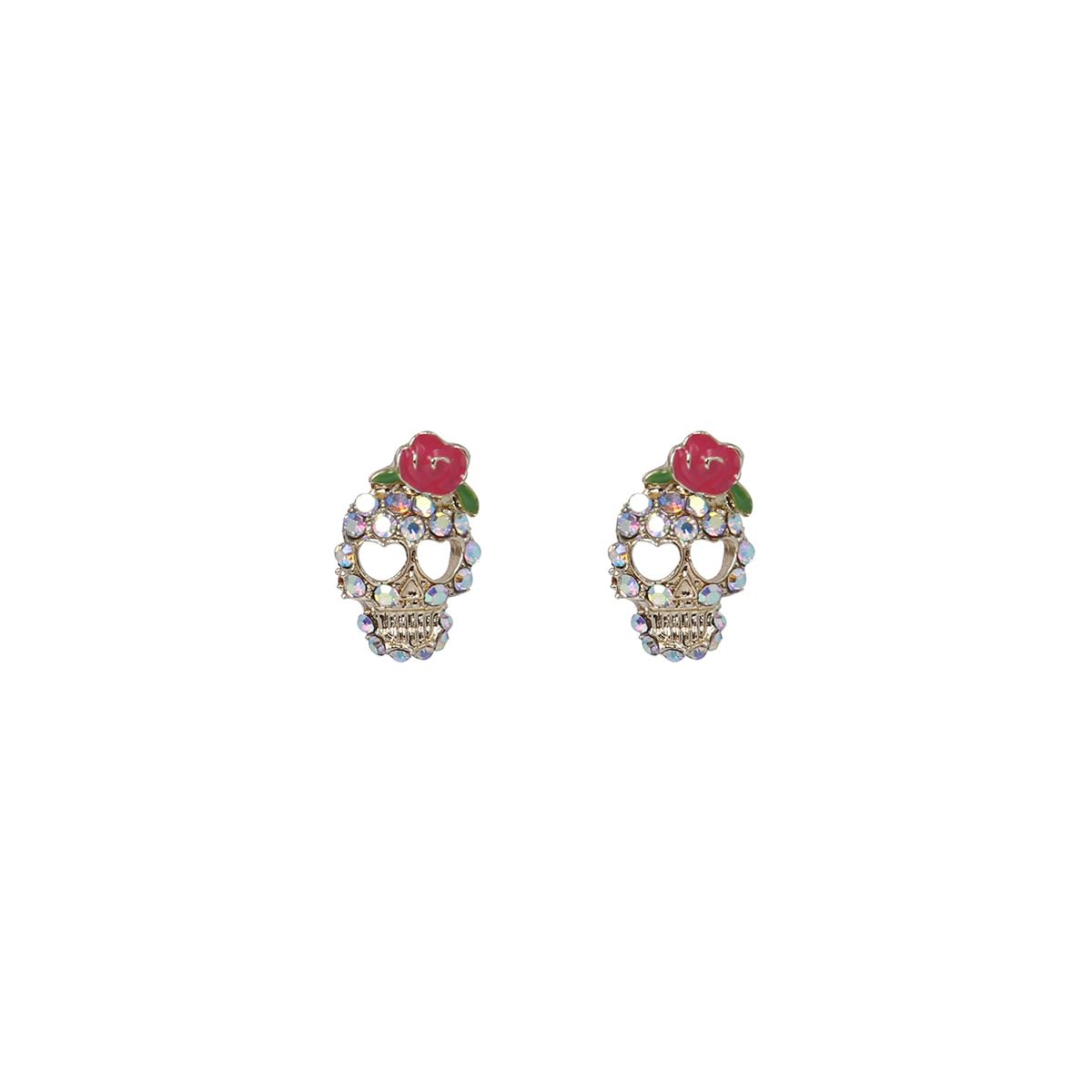 Rose Skull Jewelry Earrings Earrings Earrings