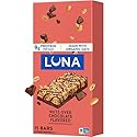 LUNA Bar - Nutz Over Chocolate Flavor - Gluten-Free - Non-GMO - 7-9g Protein - Made with Organic Oats - Low Glycemic - Whole Nutrition Snack Bars