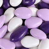 Lavender Purple and White Jordan Almonds Medley by Its Delish, 5 LBS Bulk | Sweet Hard Candy Coating - Perfect for Wedding Favors, Bridal and Baby