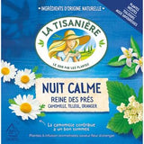 La Tisaniere Infusion Nuit Calme 20 Sachets 37.5g (La Tisaniere Calm Night Infusion 20 Sachets 37.5g)