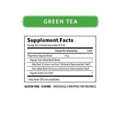 Organic India Organic Tulsi Green Tea, 18 CT