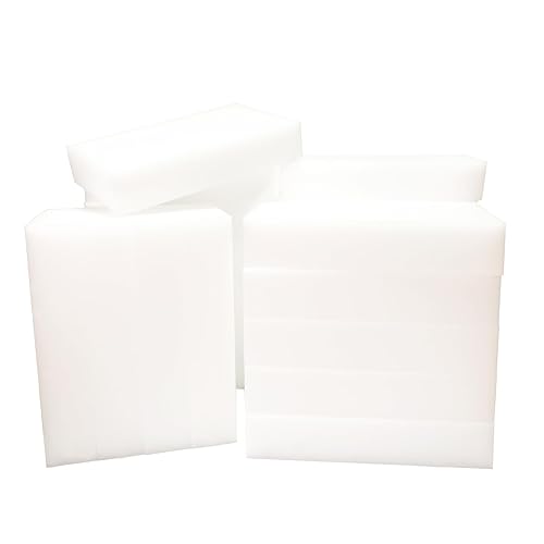 Melamine Eraser Sponges 100 Pack, Heavy Duty Non-Scratch Magic Cleaning Pads 4.0x2.4x0.8 Inch, Multi-Surface Bathroom Kitchen Cleaner for Tiles Glass
