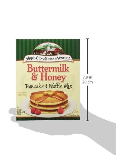 Maple Grove Farms Pancake & Waffle Mix, Buttermilk & Honey, 24 Ounce