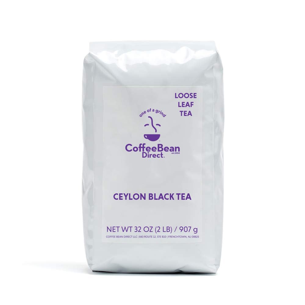 Coffee Bean Direct Ceylon Loose Leaf Tea, Perfect Hot or Iced, 2 Pound Bag (Pack of 1)