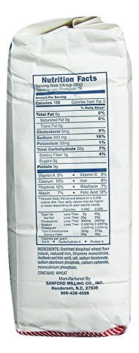 White as Snow Self-Rising Flour 80 Ounces