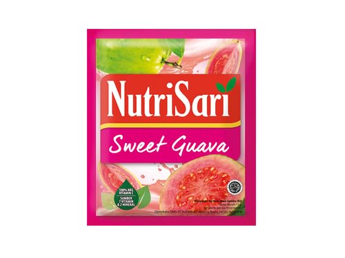 NutriSari Sweet Guava Instant Drink Powder 10-ct, 110 gram (Pack of 2)