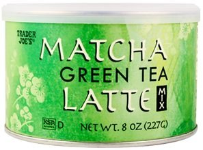 Trader Joe's Matcha Green Tea Latte Mix NET WT.8 OZ (227g)