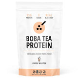 Boba Tea Protein Classic Milk Tea | 25g Grass-Fed Whey Protein Isolate Powder | Gluten-Free & Soy-Free Bubble Tea Protein Drink | Real Ingredients