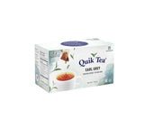 QuikTea Earl Grey Black Tea - 25 Count - All Natural, Preservative Free - Natural Bergamot Flavor, Premium Assam Black Tea - Easy To Brew, Kosher