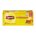 Lipton, America's Favorite Tea, Black Tea, Tea Bags, 20 Ct (Pack of 4)