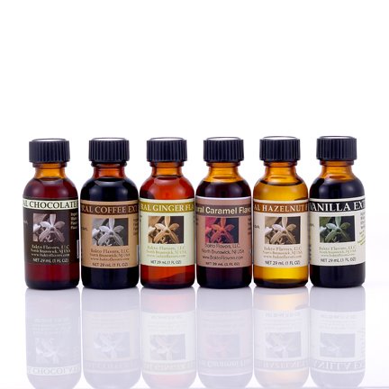 Bakto Flavors Natural Caramel Flavor, 1 Fluid Ounce, Pack of 3