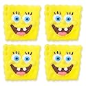 SpongeBob SquarePants Candy, Giant Sugar Coated Marshmallows, Individually Wrapped Party Favors, 4 Count Box