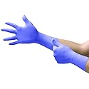 Ansell MICROFLEX Supreno EC SEC-375 Thick Disposable Nitrile Exam Gloves Extended Cuff for Automotive, Heathcare, Life Sciences, Large (8.5-9.0)
