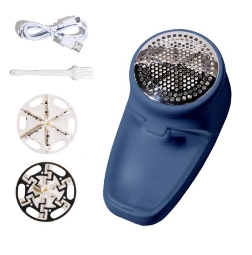 Nori Trim Fabric Shaver - Lint Remover for Clothes & Furniture Couch Pilling - Sweater Pill Remover - Clothes Shaver with 6 Precision Blades