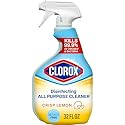 Clorox Disinfecting All Purpose Cleaner, Bleach Free, Crisp Lemon, 32 Fluid Ounces (Pack May Vary)