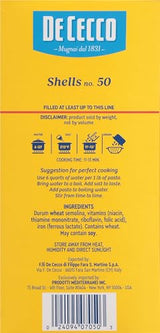 De Cecco Semolina Pasta, Shells No.50, 1 Pound (Pack of 12)