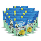 SuckerPunch Pickles in a Pouch, Gluten Free, Kosher, Sugar Free, Low Calorie, Keto, Vegan, Non-GMO, Ready to Eat, On-the-Go, 3.4 Oz Single Serve