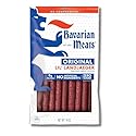 Bavarian Meats Lil' Landjaeger Meat Sticks, Smoked Sausage Protein Snacks, Zero Sugar, Great Source of Protein, Gluten Free, Keto Friendly Low Carb