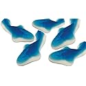 Sunrise Confections Blue Sharks, Gummy Candy, Blue Raspberry Flavor, Gluten-Free, 5lb Bag