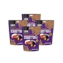 Kitchen & Love Assorted Chocolate Covered Almond Stuffed Dates in a Convenient Resealable Pouch, 8 Individually Wrapped Pieces, Healthy Snack, 3.5 oz