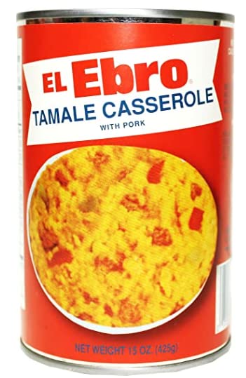 Ebro Foods El Ebro Tamale Casserole with Pork 12/15oz Case, 15oz. ( 12 Pack )