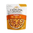 Catalina Crunch Protein Snack Mix with Cheese Crisps - 10g Protein, 2g Sugar per Serving - Good Source of Fiber, Gluten Free - Cheddar, 5.25 Ounce Bag