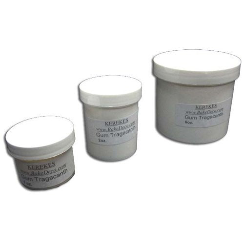 Gum Tragacanth, for Gumpaste and Pastillage - 4 Oz