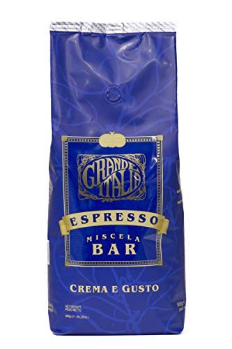 Grande Italia Whole Bean Espresso, Miscela Bar, Small Batch Artisan Roasted 2lbs