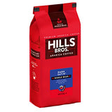 Hills Bros. Dark Satin Whole Bean Coffee - Rich and Bold Premium Arabica Coffee Beans - Orthodox Union Kosher - Dark Roast, Fresh Grind for Best Aroma