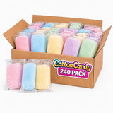 Lupy Lups! Cotton Candy Party Pack - Individually Wrapped Small bags, 0.5 oz Each - Perfect for Stockings, Treats, Party Favors, Buffet Tables,