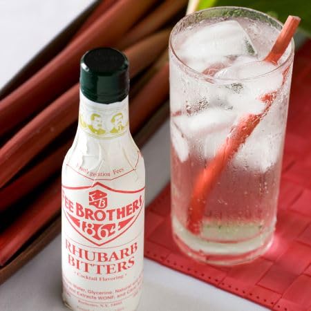 Fee Brothers Rhubarb Cocktail Bitters - 5 oz - 2 Pack