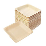Perfectware Earth Friendly All Natural Premium Quality 100% Compostable & Biodegradable 5 Inch Birch Wood Disposable Plates. Great for Parties