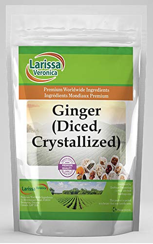 Ginger (Diced, Crystallized) (8 oz, ZIN: 528734) - 3 Pack