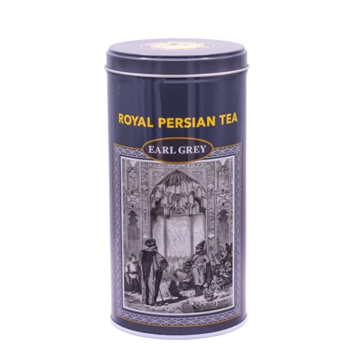 Royal Persian Tea Earl Grey Loose Leaf Ceylon Black Tea, Premium Ceylon Ceylon Tea with Real Bergamot Oil,12 oz (340g) Aromatic Citrus Flavor, Hot or