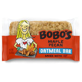 Bobo's Maple Pecan Oat Bars, Simple Ingredients, Whole Grain Oats, Plant Based, Gluten Free Breakfast Bars, Non-GMO, Healthy Snacks for Adults & Kids