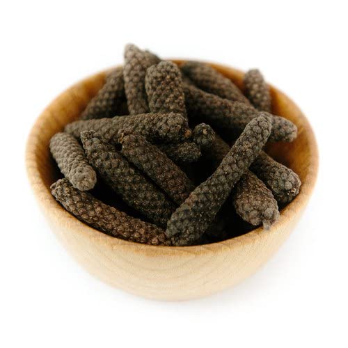 AnNafi® Long Pepper | Indian Long Pepper Whole | Dry Pipali/Pippali | Best Organic Dry Peepali Raw | Vegan Gluten Free | Seasoning for Meat, Fish