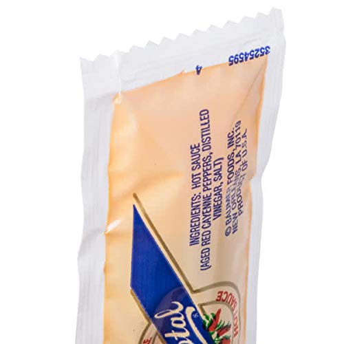 BWS Crystal 7 Gram Hot Sauce Portion Packets, Case of 200