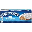 Tastykake Iced Honey Buns, Sweet Roll with Cinnamon, 6 Count, 12 oz Box (Pack of 2)