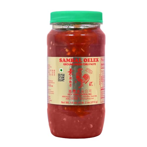Huy Fong Foods Sambal Oelek Ground Fresh Chili Paste, 18 Ounce
