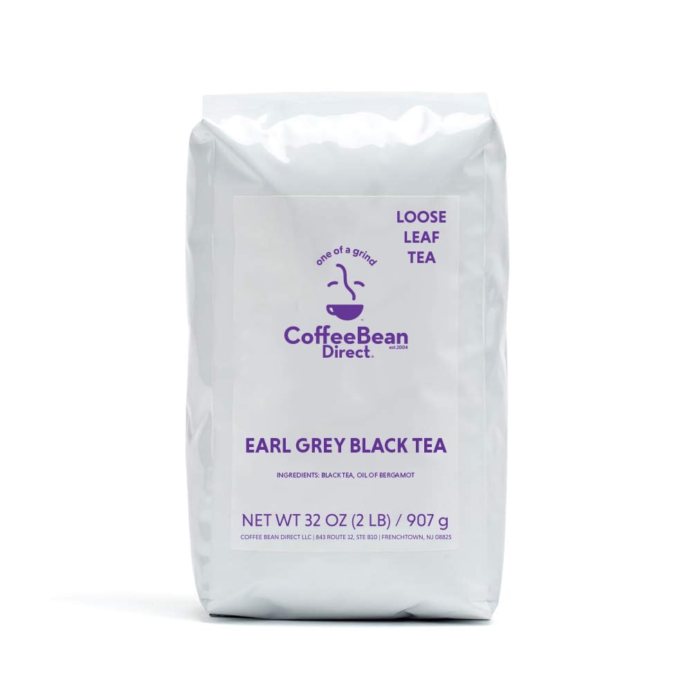 Coffee Bean Direct Earl Grey Black Tea, Perfect Hot or Iced, 2 Pound Bag (Pack of 1)